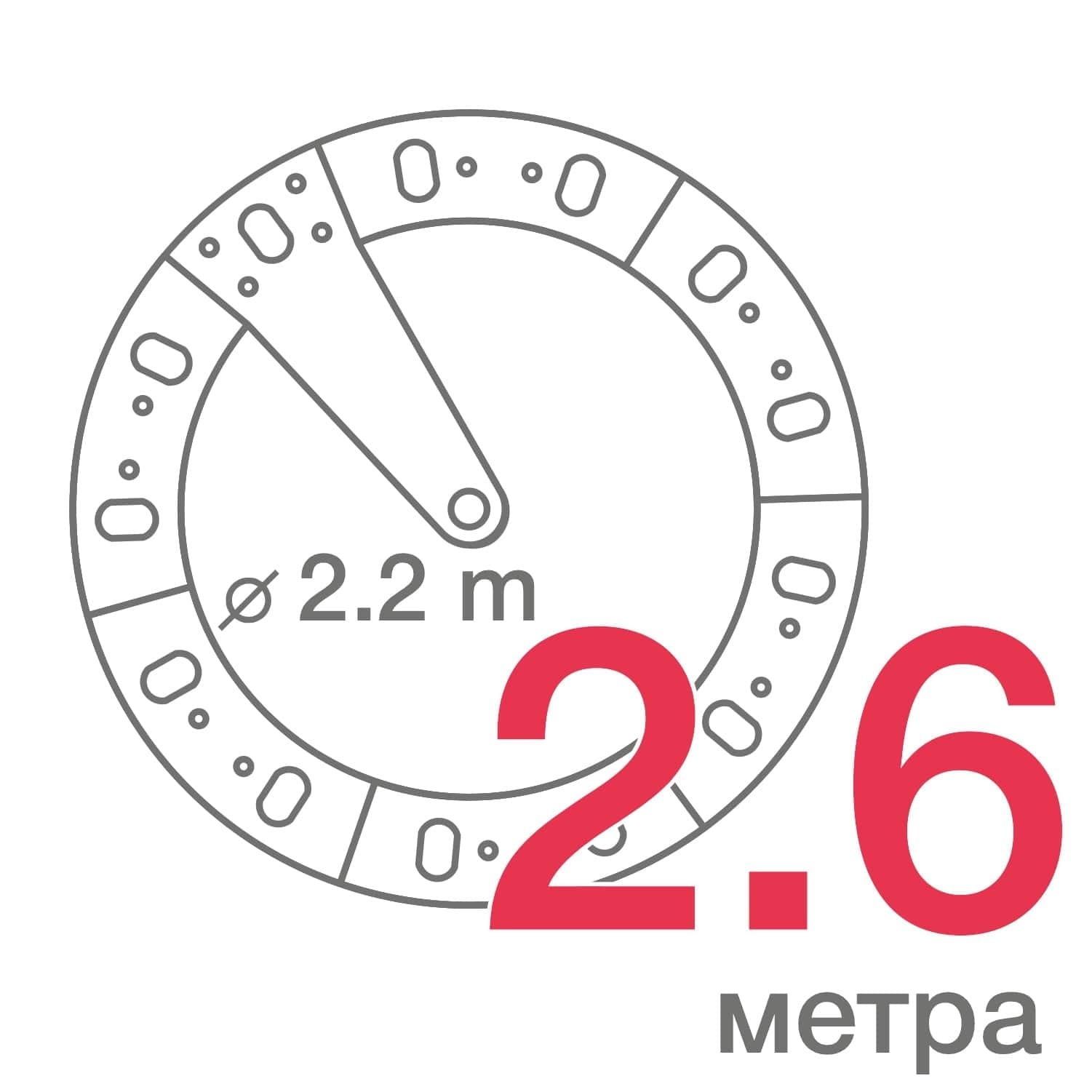 Спіральний погріб 2.6 м